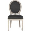 Holloway 19" H French Brasserie Oval Side Chair (Set of 2) - FOX6228 - Safavieh Couture - 2 of 4