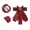 Elerevyo Women's Ribbon Brooch Bowknot Neck Bow Ties - 3 of 4