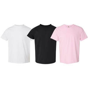 EG PRO Kids Baby Toddler Tees T Shirts Fine Jersey - 3 Pack 2T - 6T - 1 of 4
