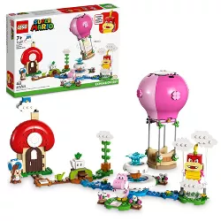 LEGO Super Mario Peach Garden Balloon Ride Expansion 71419 Building Toy Set