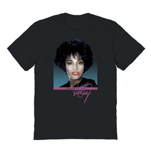 Whitney Houston Men's All The Man 1 Short Sleeve Graphic Cotton T-Shirt - 1 of 1