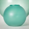 Sullivans 5.5" & 2.75" Sea Glass Globe Vase Set of 2, Green - 2 of 4