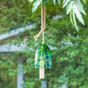Evergreen 7"H Turquoise Confetti Chime - 1 of 3