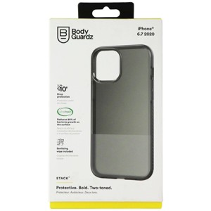BodyGuardz Stack Series Gel Case for Apple iPhone 12 Pro Max - Two Tone Smoke - 1 of 1