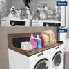 2-Tier Washer Dryer Countertop with 2 Drawers,Wood Laundry Countertop with 2.75" H Edge Rails,Waterproof Washer Dryer Cover with Anti-Slip Pads - 3 of 4
