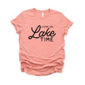 Simply Sage Market Livin' On Lake Time Short Sleeve Tee - 1 of 4