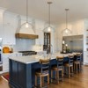 LLHZSY 1-Light Gold Pendant Light with Clear Glass Shade-14 3/5", Adjustable Height - 4 of 4