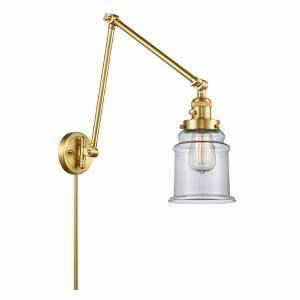 Canton - 1 Light Double Extension Swing Arm Wall Sconce In Industrial Style-30 Inches Tall and 6 Inches Wide - 1 of 1