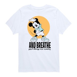 Boys' - Disney - Mickey And Breathe Stretch Short Sleeve Graphic T-Shirt - 1 of 4