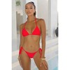Moda Minx 'Red' Tie Side Bikini Bottoms - 3 of 4