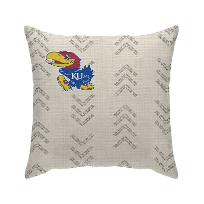 NCAA Kansas Jayhawks Wordmark Decorative Throw Pillow