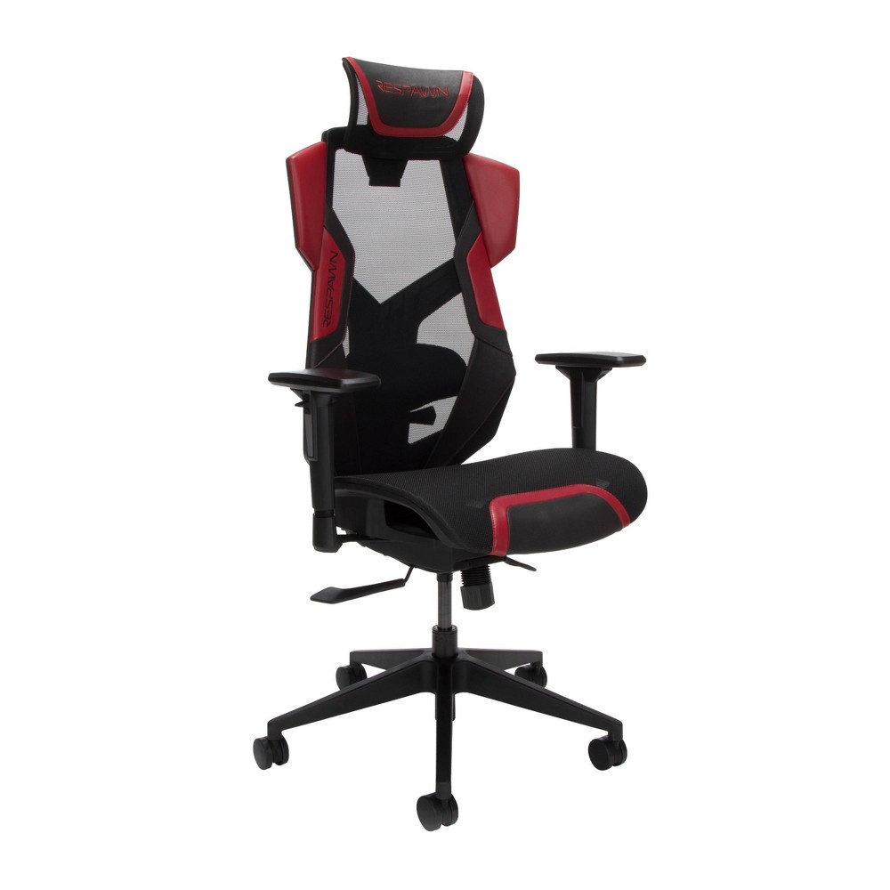 Photos - Computer Chair RESPAWN Flexx Mesh Gaming Chair with Lumbar Support and Adjustable Headres