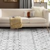 Washable Area Rug 5x7 Living Room/Bedroom Rug with Anti Skid Backing, Distressed Vintage Floor Carpet, Soft Low Pile Printed Carpet - 3 of 4