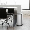 8 Gallon Slim Kitchen Trash Can, Stainless Steel Garbage Can with Inner Bucket, Step-on Rubbish Bin with Soft-Close Lid  for Narrow Spaces - 2 of 4
