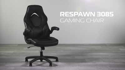 RESPAWN 3085 Purple Ergonomic Gaming Chair with Flip-up Arms