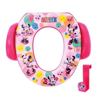 Disney Baby Minnie Mouse "Oh So Happy" Soft Potty Seat with Potty Hook