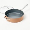 5qt Nonstick Ceramic Coated Aluminum  Saute Pan - Figmint™ - 3 of 4