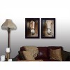 Gulches 2-Piece Vignette By Robin-Lee Vieira, Printed Wall Art, Ready To Hang Framed Poster, Black Frame(Two Horses Collection) - 4 of 4