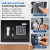 SereneLife Compact Electronic Safe Box with Digital Touch Pad - 3 of 4