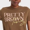 Black History Month Women's Legendary Rootz Pretty Brown Ting Graphic T-Shirt - Brown - 4 of 4