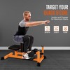SQUATZ Sissy Squat Machine and Preacher Curl Crunch Rack - Orange, Black - 2 of 4