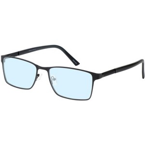 Enhance BIG&TALL EN4172 Mens Blue Light Block Designer Eyeglasses Matte Black 59mm +0.25 Custom Lens Non-Refundable - 1 of 1
