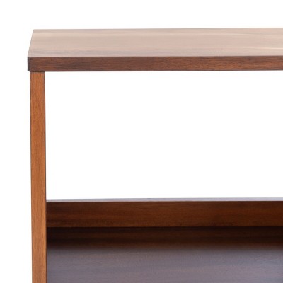 Cricket Retro Chic Open Shelf Mahogany Media Stand - Natural Acacia