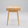 Fch Natural Wood Color Solid Wood 120 * 60 * 76Cm Three-Draw 1Pcs Computer Desk - 4 of 4