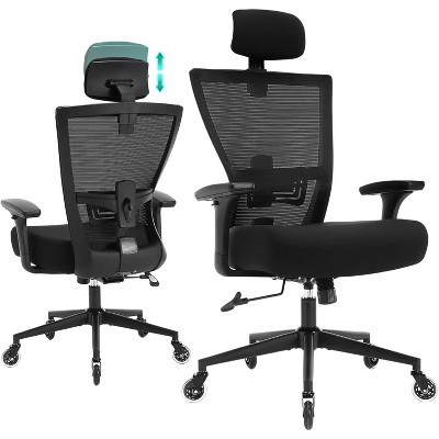 NicBex 500lbs Tall Back 360°Swivel Office Chair with Adjustable Armrest,Headrest&Seat Height,Set of 1,Chic Boss Chair Computer Chair for Home,Office