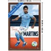 Trends International MLS New York City FC - Thiago Martins 25 Framed Wall Poster Prints - 3 of 4