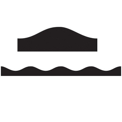 Black Magnetic Metal Border Set, 1" x 12"