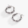 Alex and Ani Frozen Mariner Chain Hoop Earrings - 4 of 4
