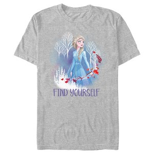 Men's Frozen Elsa Find Yourself T-Shirt - 1 of 4