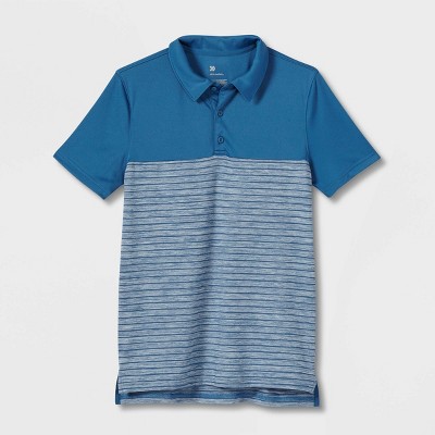 Boys' Striped Golf Polo Shirt - All in Motion™