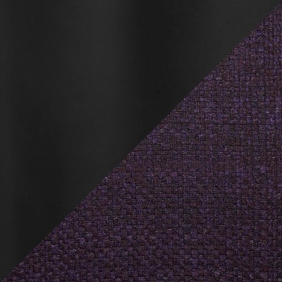 Boyne Purple Upholstered Arm Chair with Black Metal Legs