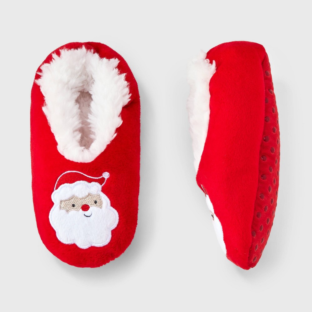 Carter's Just One You®️ Toddler Santa Slipper Socks - Red 4T-5T