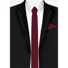 Jacob Alexander Men's Solid Color 2" Skinny Neck Tie - 3 of 4