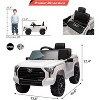 12V Licensed Toyota Tundra Kids Ride On Truck, Electric Car w/Remote Control, LED Lights, 3 Speeds, Suspension - 3 of 4