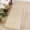 Indoor Modern Checkered Non Slip Living Room Rugs, Washable Soft Ultra Thin Plaid Bedroom Carpet for Home Decor - 2 of 4