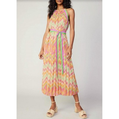 Women's Zig Zag Halter Dress - current air