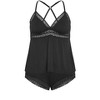 Women's Plus Size Viva Short Cami Set - black | CITY CHIC - 3 of 4