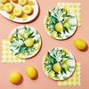 Blue Panda 80-Pack Disposable Lemon Paper Plates for Birthday Party Decorations, Bridal and Baby Showers, 9 In - 3 of 4