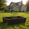HomeRoots 44" X 22" Black Heavy Duty Plastic Rectangular Raised Garden Bed - 2 of 4