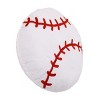 Little Love by NoJo Sports Decorative Pillow - White and Red Baseball with Embroidery - 2 of 4