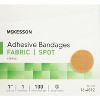 McKesson 16-4812 Adhesive Spot Bandage 1 in. Fabric Round Tan Sterile (Box of 100) - 4 of 4