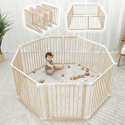 Pro Goleem Baby Gate Playpen - 57 x 57 x 25 in