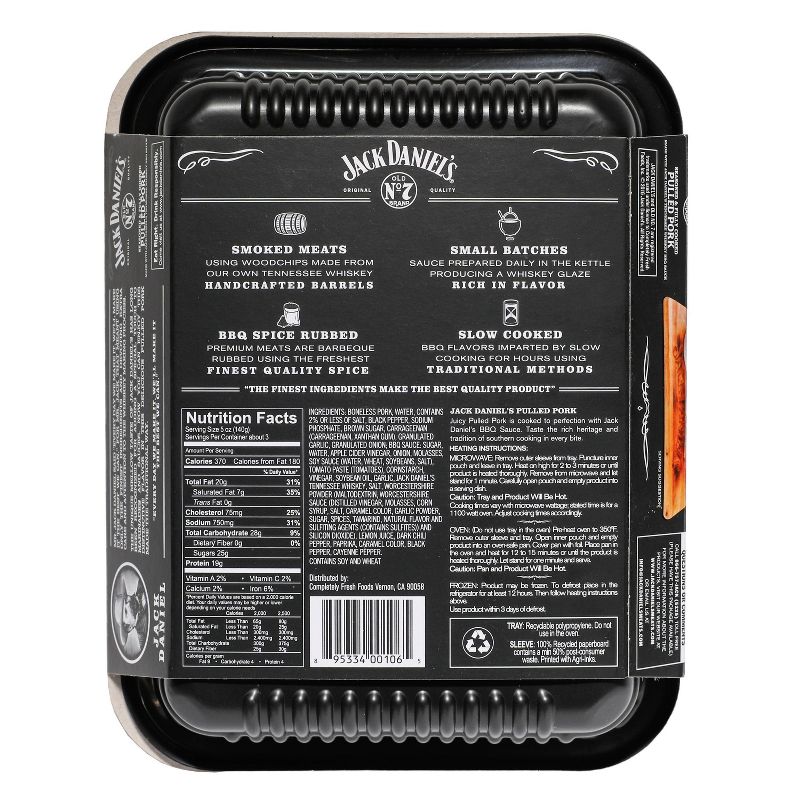 Jack Daniel's Seasoned And Cooked Pulled Pork - 16oz, 3 of 6