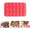 JDICTION 4PCS Puppy Paw & Bone Silicone Mold Set, Food Grade Non-Stick Mold for Chocolate, Candy, Ice Cubes & Dog Treats - 2 of 4