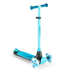 Yvolution Y Glider Kiwi 3 Wheel Kick Scooter with Light-Up Wheels - 1 of 4
