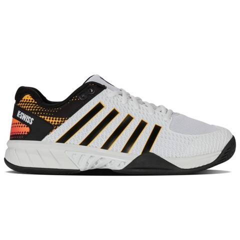 K-Swiss Men's Express Light Pickleball Shoe (White/Daffodil) (10.5)